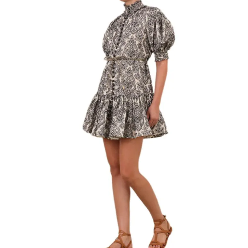 Zimmermann Wylie Lantern Mini Dress-3
