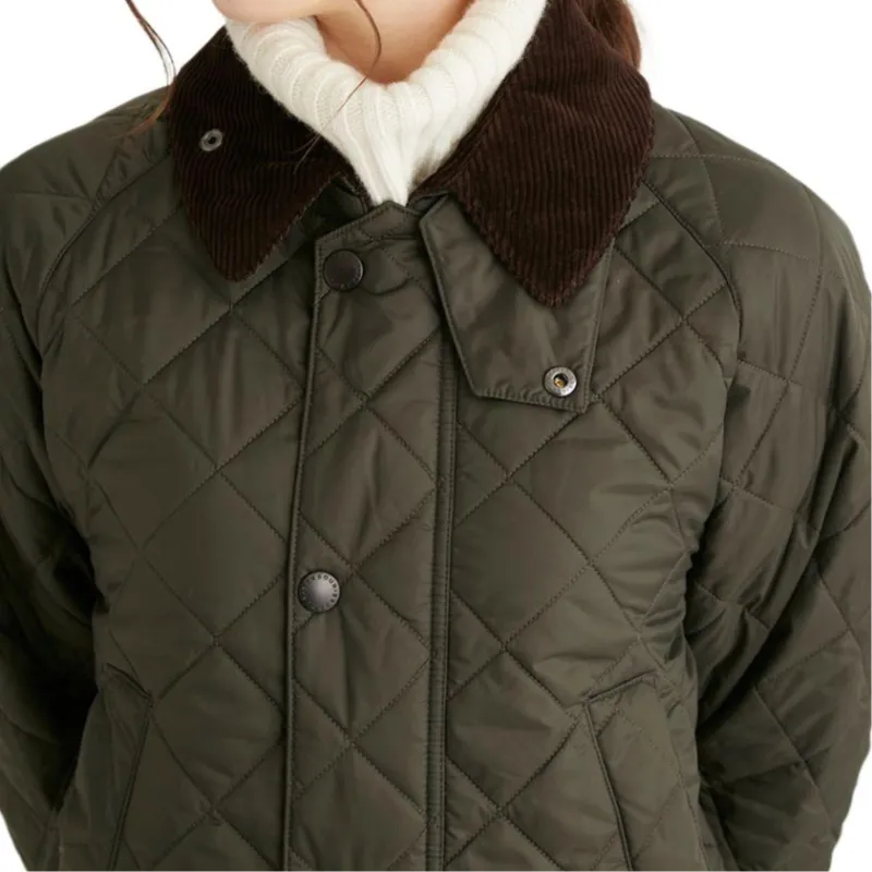 BARBOUR Puffer Jacket Women's Green-14