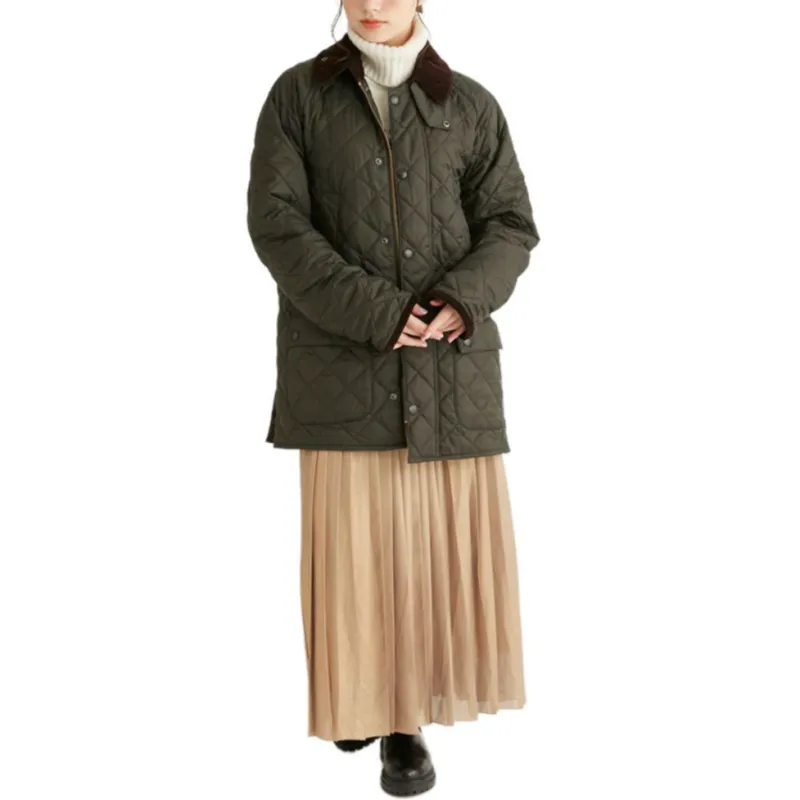 BARBOUR Puffer Jacket Women's Green-8