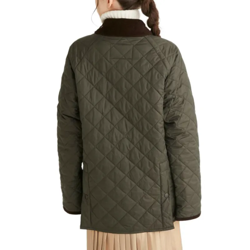 BARBOUR Puffer Jacket Women's Green-6