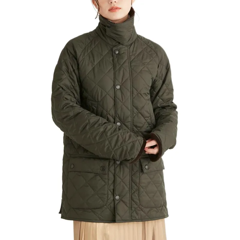 BARBOUR Puffer Jacket Women's Green-4