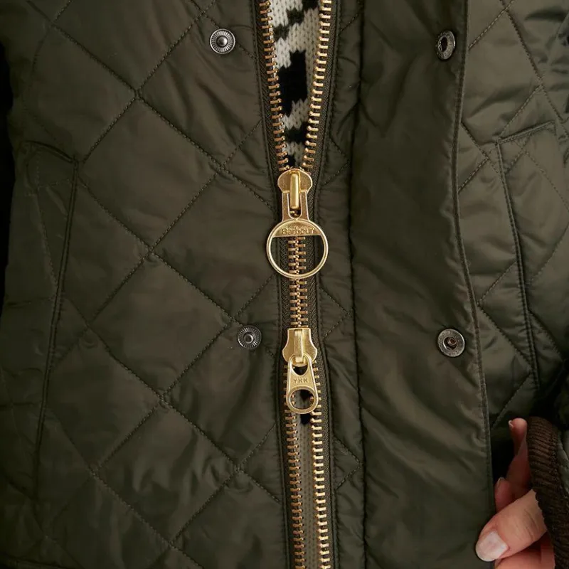 BARBOUR Puffer Jacket Women's Green-13