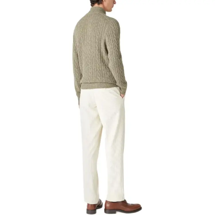 Loro Piana Zipped Turtleneck Knitted Sweater-4