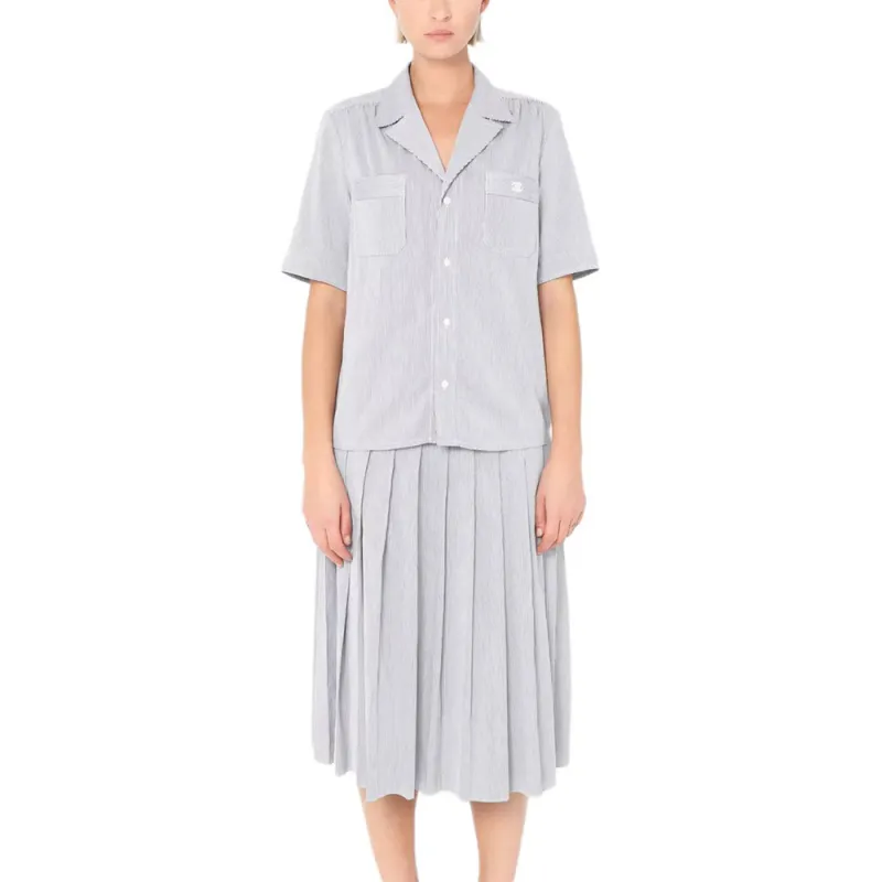 CELINE Shirts Women's Gray-2