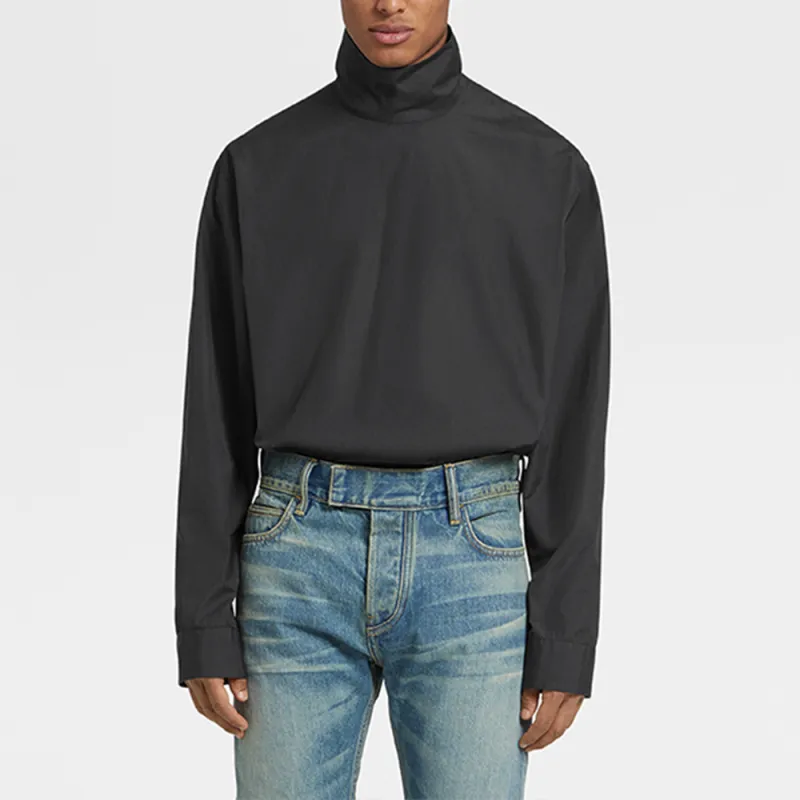 Fear Of God X Ermenegildo Zegna Shirts Unisex Black-2