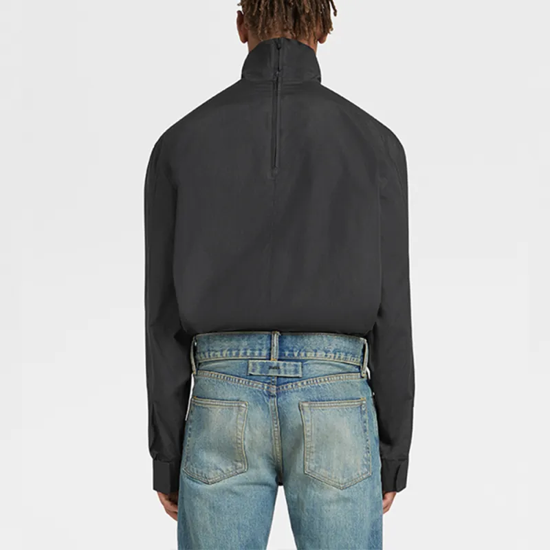 Fear Of God X Ermenegildo Zegna Shirts Unisex Black-3