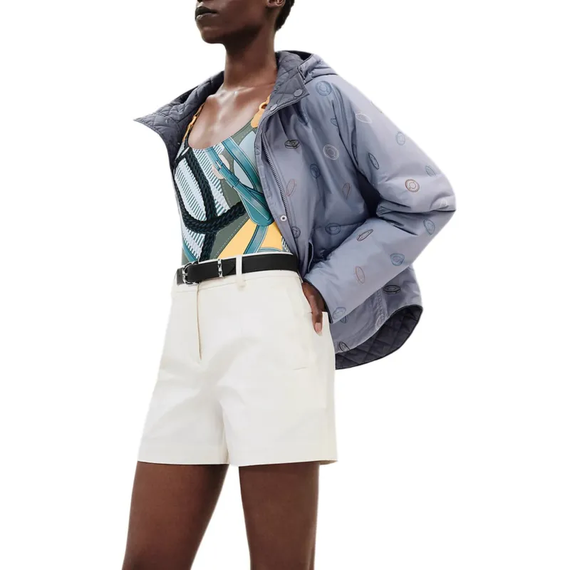 HERMES Jackets & Coats Women's Blue-2