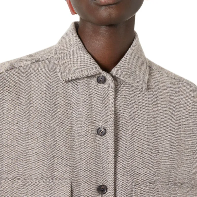 Loro Piana Darby Buttoned Overshirt-7