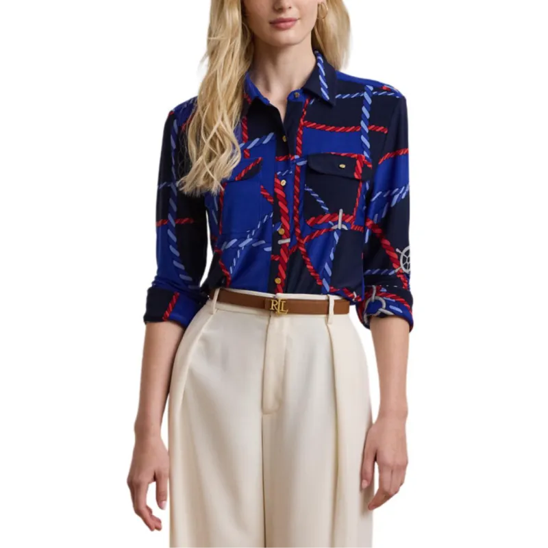LAUREN RALPH LAUREN Shirt Women's Blue-1