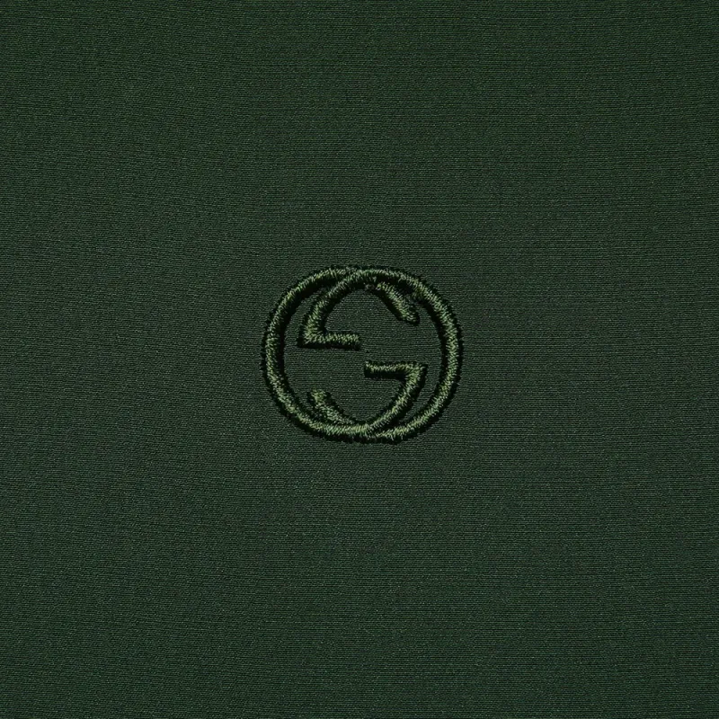 GUCCI Logo Embroidered Buttoned Shirt-4