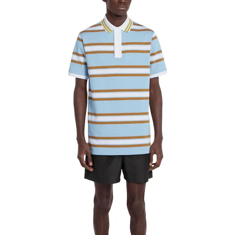 GUCCI SS25 Polo Shirt Men's Light Blue-2