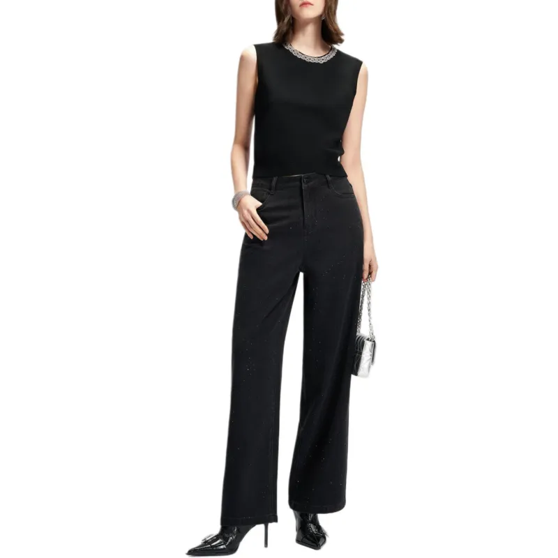 KARL LAGERFELD SS25 Tank Tops Women's Black-1