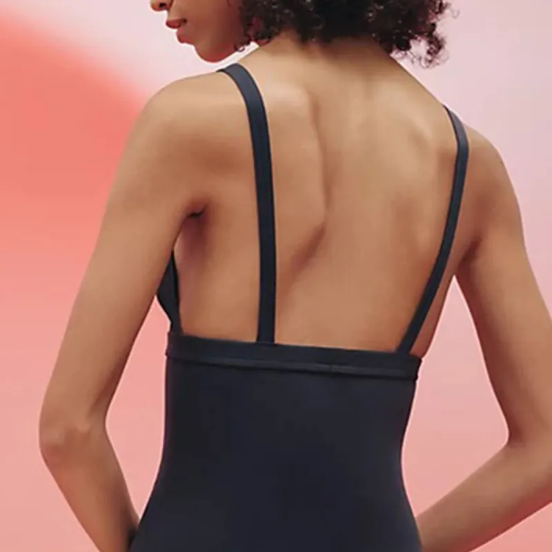 HERMES SS23 One piece Swimsuit Women's Marine Blue-3