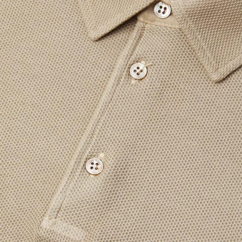 Loro Piana SS25 Polo Shirt Men's Beige-5