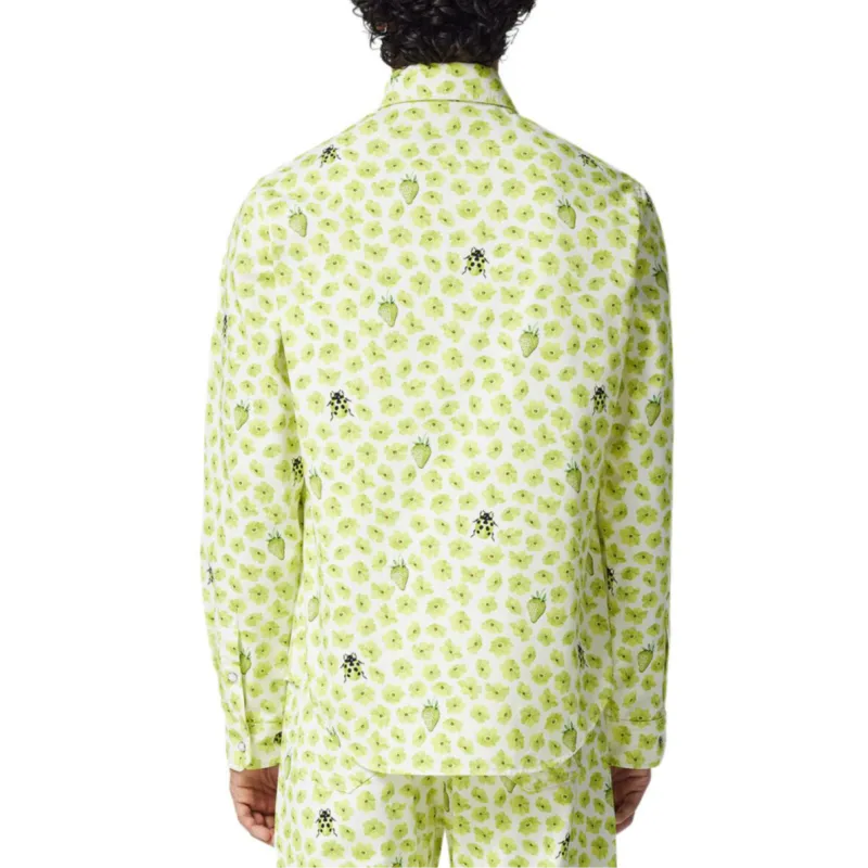 VERSACE Strawberry Garden Denim Shirt-2