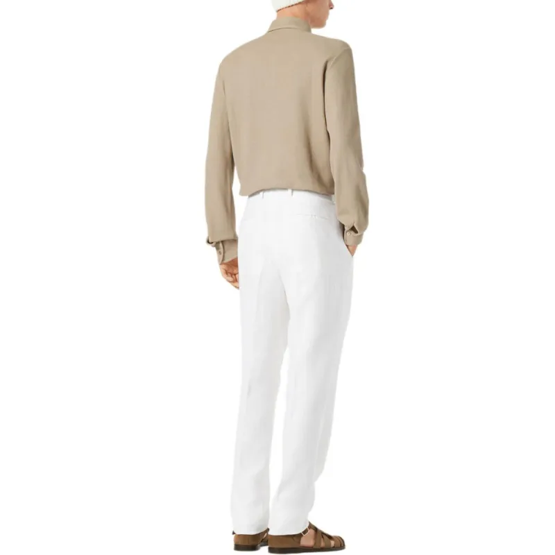 Loro Piana SS25 Polo Shirt Men's Beige-3
