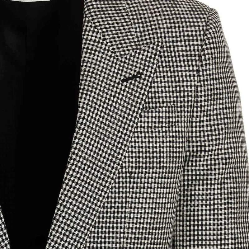 SAINT LAURENT SS22 Business Suit Coat Men's Gray-5