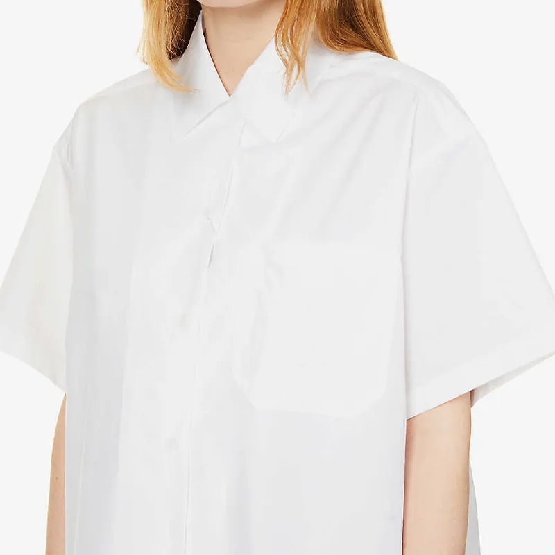 MaxMara Short Sleeved Dresses Women's White-1