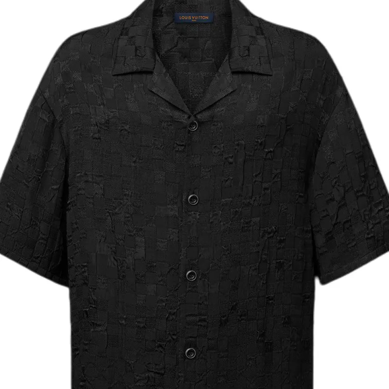 LOUIS VUITTON Graphic Jacquard Short Sleeved Shirt-3