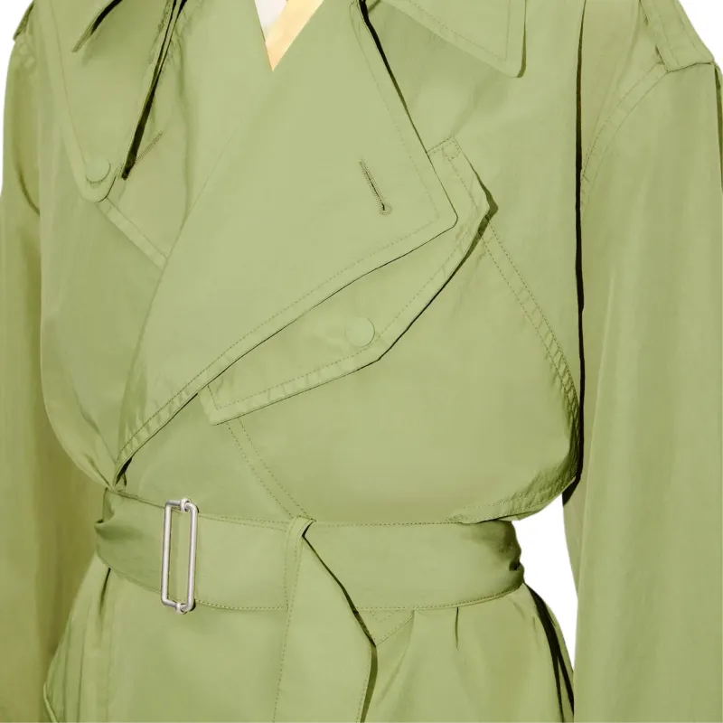KENZO Kimono Sleeves Long Trench Coat-4