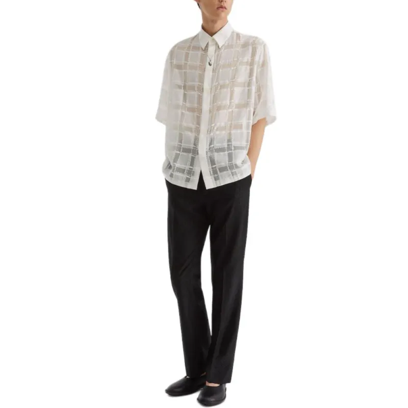 FENDI Shirts Men White-2