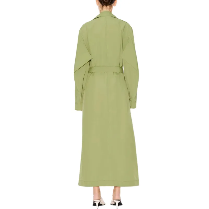 KENZO Kimono Sleeves Long Trench Coat-3