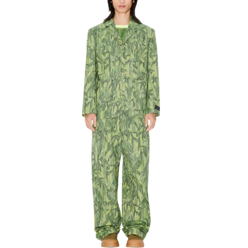 KENZO Chiku Rin Camo motif Blazer-4