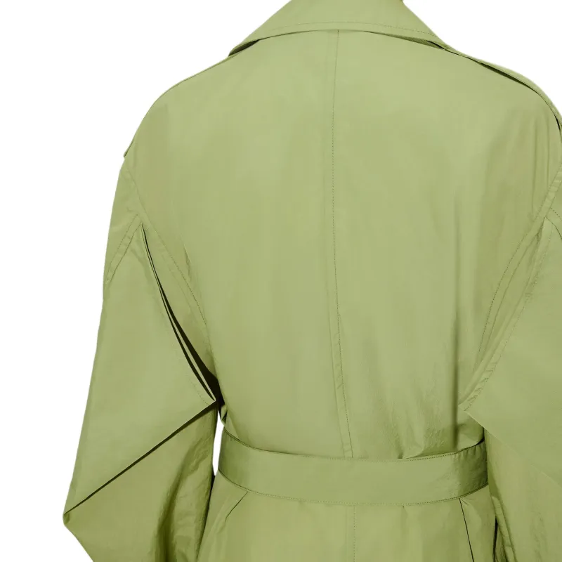 KENZO Kimono Sleeves Long Trench Coat-5