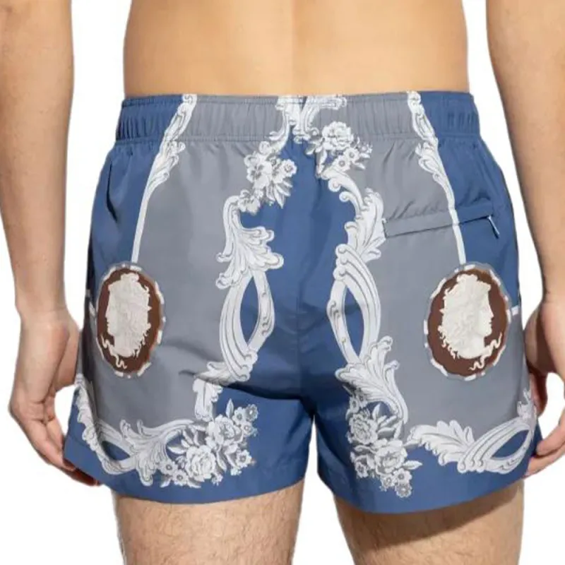 VERSACE Pattern Printed Swim Shorts-2