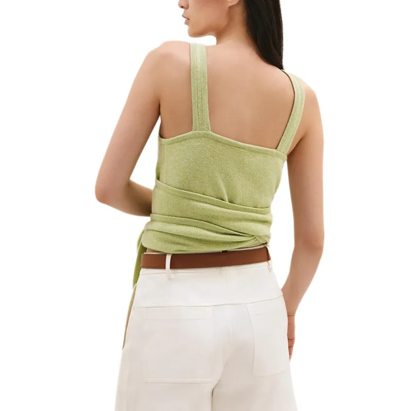 HERMES Camisoles Women's Green-1