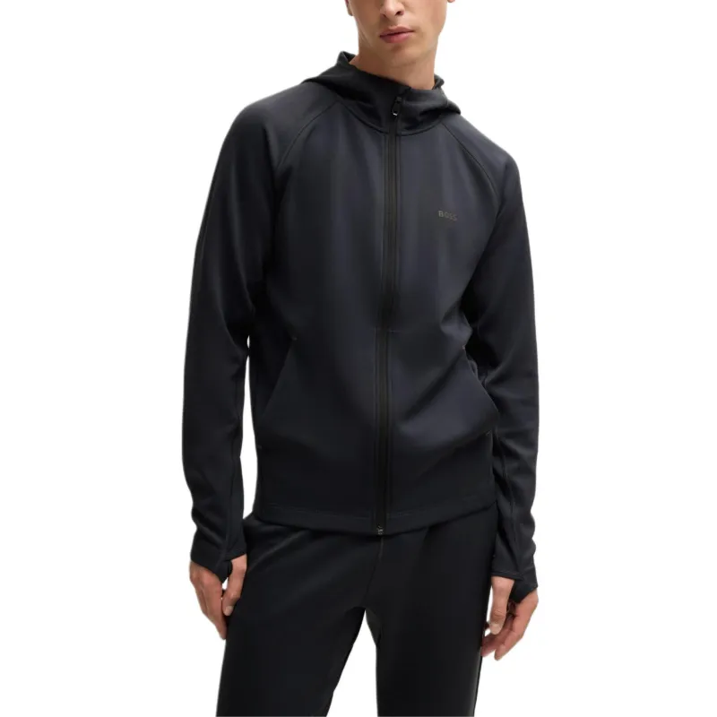 Boss HUGO BOSS Active Stretch Zip Up Hoodie-1