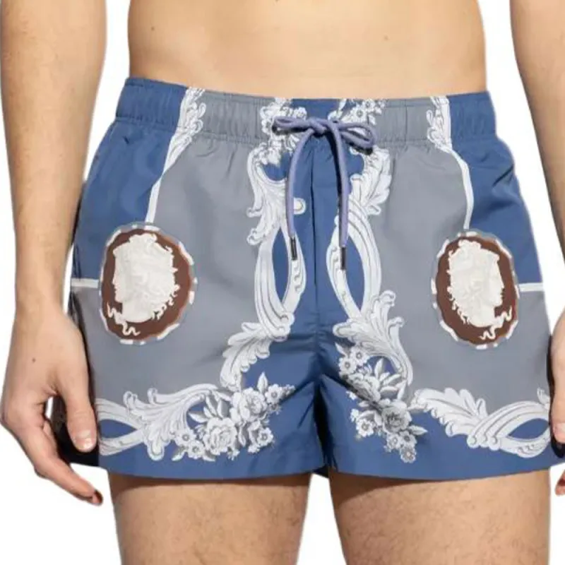 VERSACE Pattern Printed Swim Shorts-1