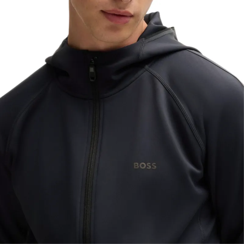 Boss HUGO BOSS Active Stretch Zip Up Hoodie-5