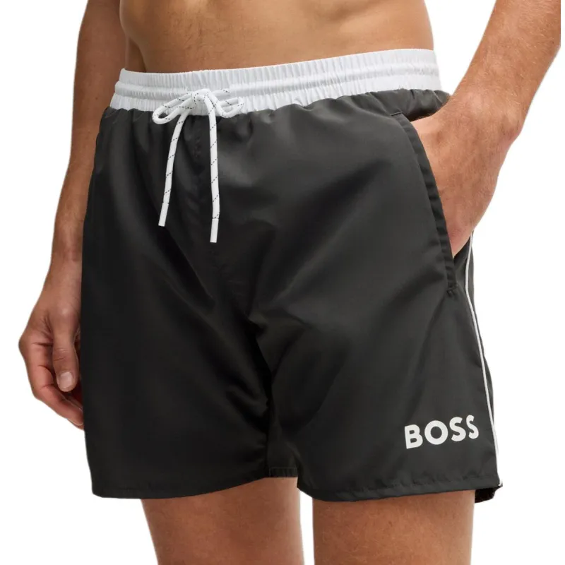 HUGO BOSS Swimming Shorts Men's Dark Gray-1