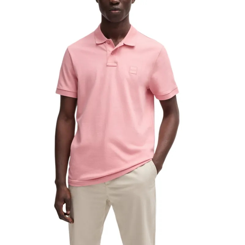 HUGO BOSS Polo Shirt Men's Light Pink Red-1