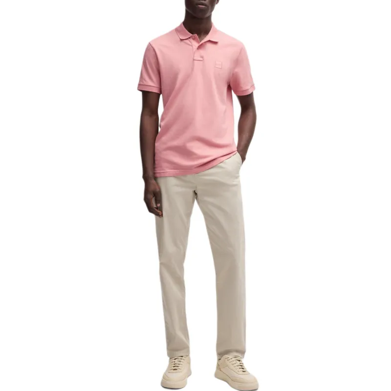 HUGO BOSS Polo Shirt Men's Light Pink Red-3