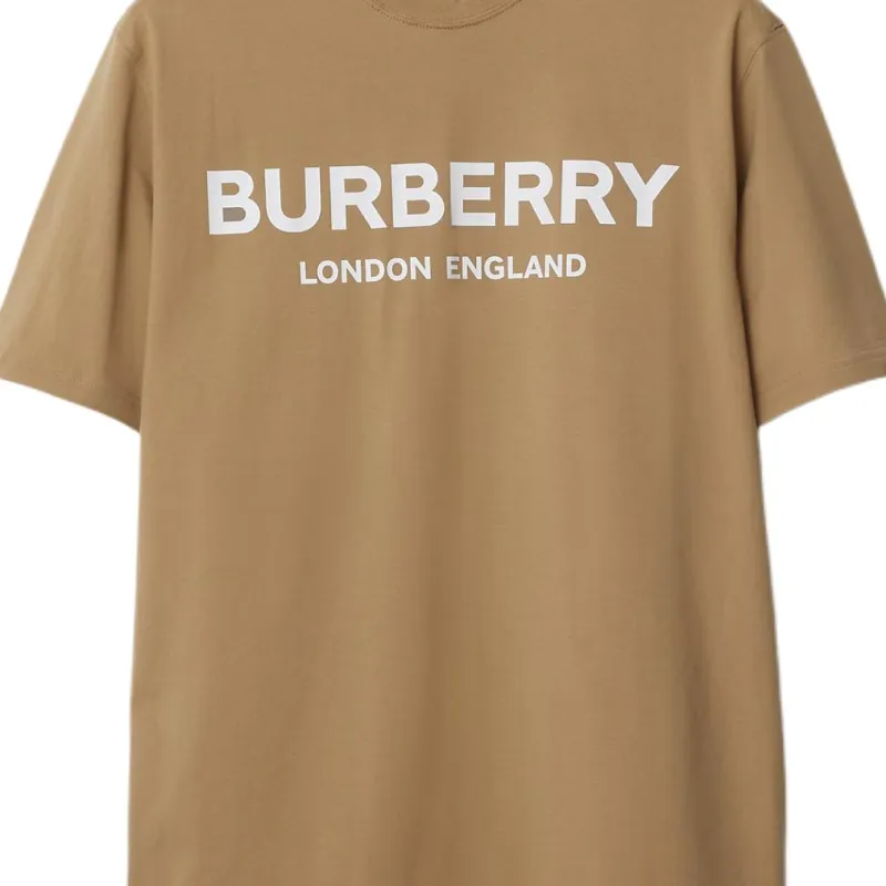 Burberry T-Shirts Men Beige-1