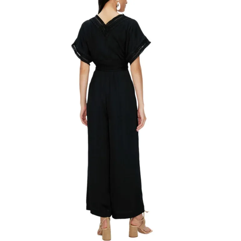 Diane Von Furstenberg SS24 Jumpsuit Women's Black-2