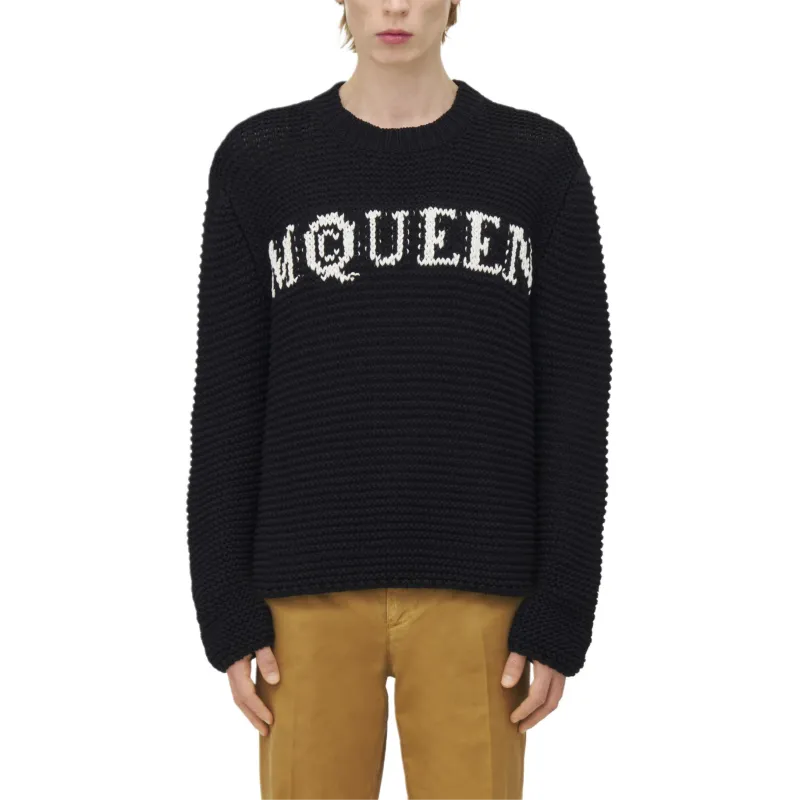 McQ Alexander McQueen Logo intarsia Sweater-1