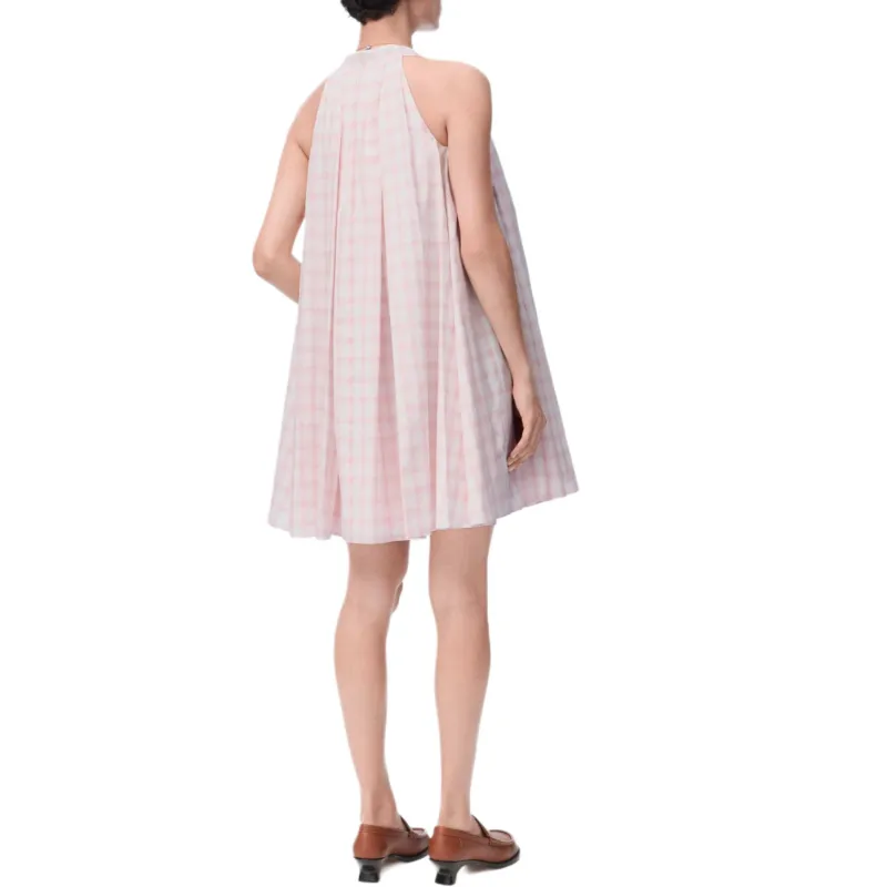 LOEWE Checked Midi Dress-2