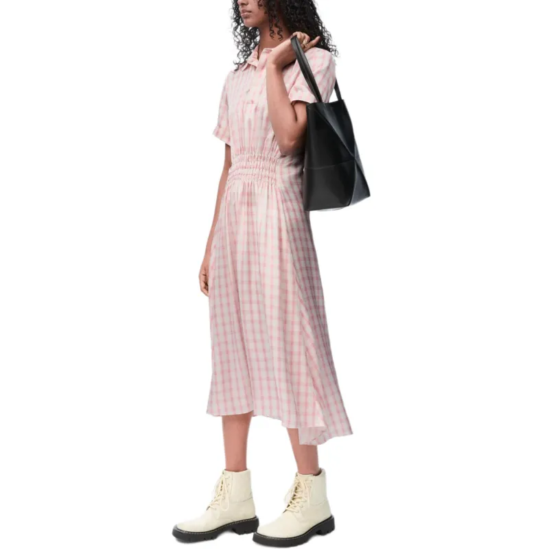 LOEWE SS25 Short Sleeved Dresses Women's Pink-2