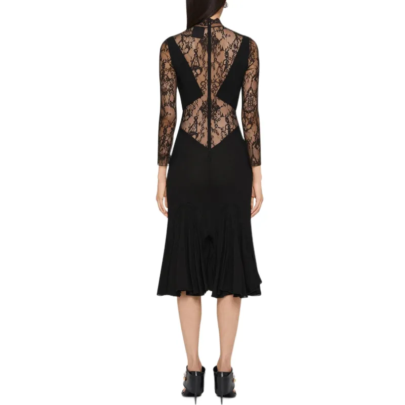 Givenchy Lace panel Midi Dress-2