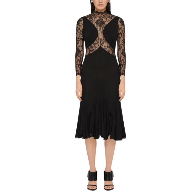 Givenchy Lace panel Midi Dress-1