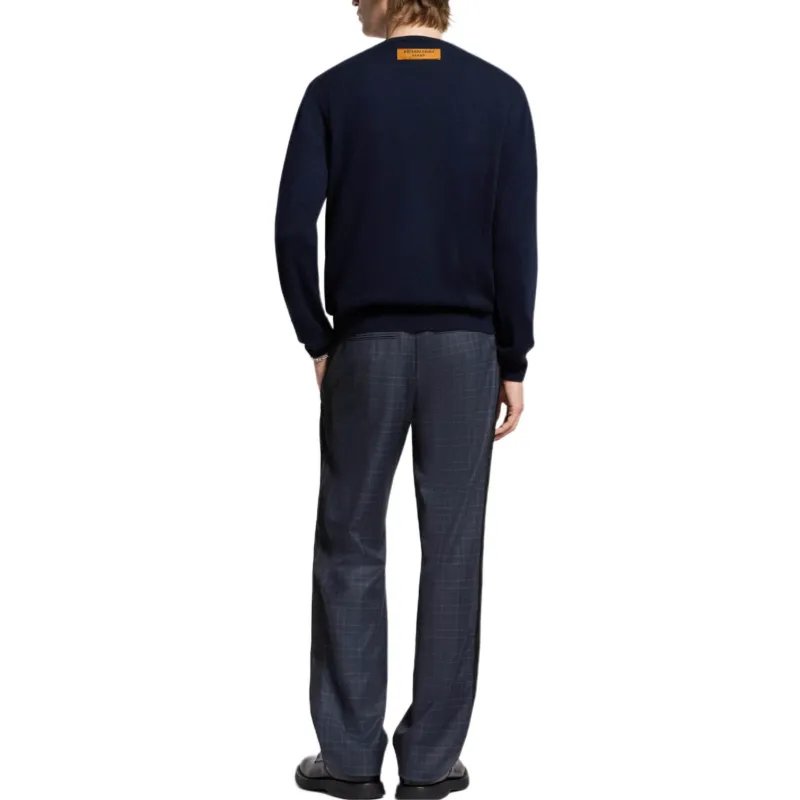 LOUIS VUITTON SS25 Casual Pants Men's Dark Blue-2