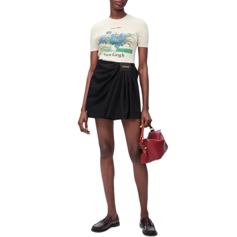 LOEWE SS25 Casual Short Skirts Women's Black-1