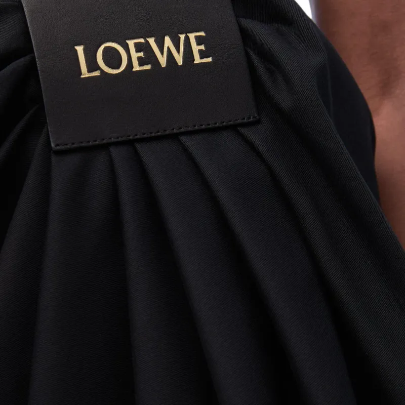 LOEWE SS25 Casual Short Skirts Women's Black-4