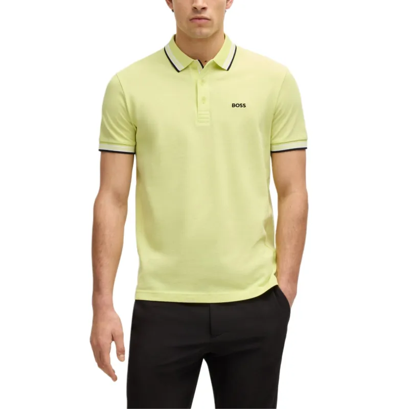 HUGO BOSS Polo Shirt Men's Yellow-1