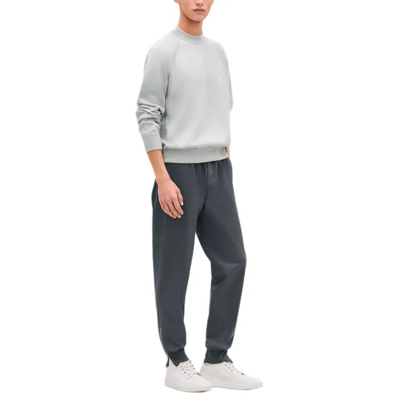 HERMES Knitted Sweatpants Men's Dark Gray-2