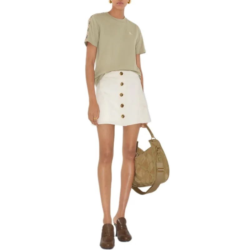 Burberry T Shirts Women's Green-2
