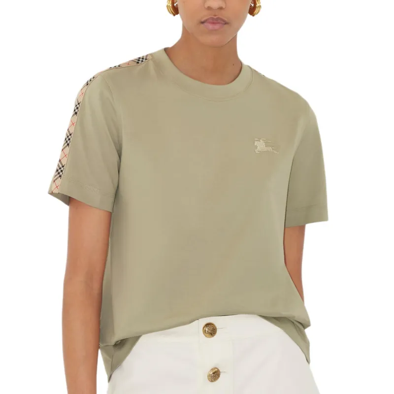 Burberry T Shirts Women's Green-1